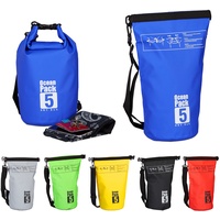 Relaxdays Dry Bag Ocean Pack LKW-Plane blau 5,0 l