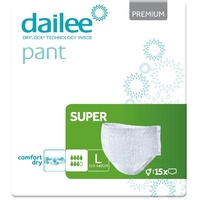 Drylock Dailee Pant Premium Super L, 15 Stück