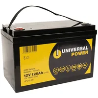 Universal Power AGM UPC12-120 12V 120Ah Wohnmobilbatterie wartungsfrei