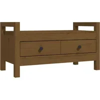 VidaXL Truhenbank Flurbank Honigbraun 80 x 40 x 43