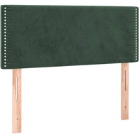 VidaXL Kopfteil Dunkelgrün 80x5x78/88 cm Samt