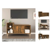 VidaXL TV-Schrank Räuchereiche 100x35x55 cm Holzwerkstoff