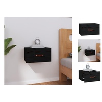 VidaXL Wand-Nachttisch Schwarz 40x29,5x22 cm