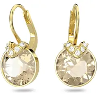 Swarovski Bella V Drop-Ohrhänger, Vergoldete Ohrringe mit Strahlenden Swarovski