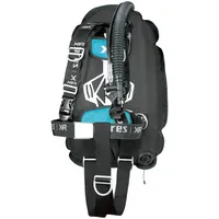 Mares XR-REC Trim Single Backmount Set - Aqua