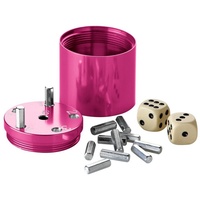 Bestsaller 3008 SUPER SIX Würfelspiel Aluminum, 36 Spielstäbchen &