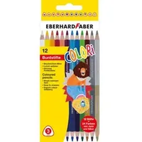 Eberhard Faber Buntstifte Colori Duo 12 St. mehrfarbig