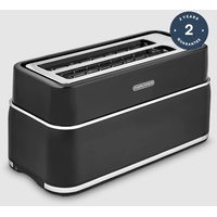 Morphy Richards 245744, 4 slice(s), Black, Buttons, Level, 1750