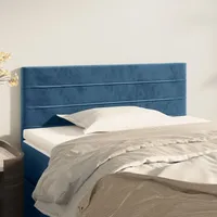 VidaXL Kopfteil Dunkelblau 80x5x78/88 cm Samt