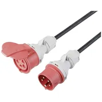 Sygonix SY-5245022 Strom Verlängerungskabel 16 A Schwarz 25 m
