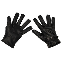 Max Fuchs MFH Herren Western Leather Handschuhe Schwarz Größe