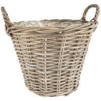 Ib laursen Rattan Korb in braun | Gr.: M