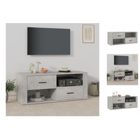 VidaXL TV-Schrank Betongrau 100x35x40 cm Holzwerkstoff