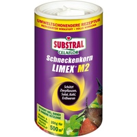 SUBSTRAL Celaflor Limex M2, natürliches, regenfestes Ködergranulat zur Schneckenbekämpfung,