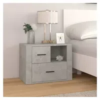 VidaXL Nachtschrank 60 x 36 x 45 cm Betongrau