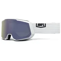 100% Snowcraft XL Skibrille (Größe One Size, weiss)