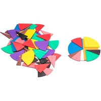 Wissner aktiv lernen - 71 Bruchrechenteile rund Durchmesser 10