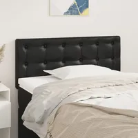 VidaXL Kopfteil Schwarz 90x5x78/88 cm Kunstleder