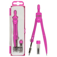 IDENA Schulzirkel pink, Zirkel, Pink