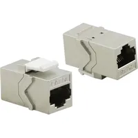 Helos Keystone-Modul Cat 6A, STP RJ45, (W) -