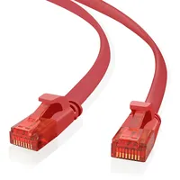 Helos ultra slim Patchkabel U/UTP Cat 6 rot 3,0m