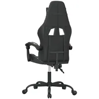 VidaXL Gaming-Stuhl Drehbar Schwarz und Tarnfarben Kunstleder