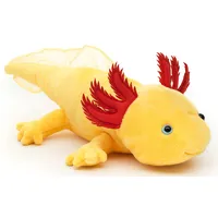 Uni-Toys Original Axolotl (gelb mit blauen Augen) - 32
