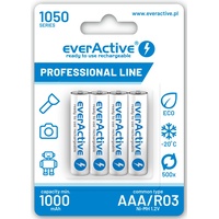 Everactive Akku AAA 1050 mAh 4 Stück, NI-MH, Micro
