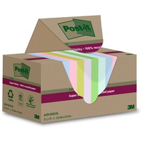Post-it Post-it® Super Sticky Recycling Notes Haftnotizen extrastark farbsortiert