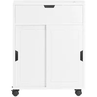 SoBuy Nischenregal Weiß 50x17x67cm Rustikal