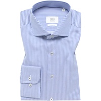 Eterna "MODERN FIT", 1863 Hemd Langarm Streifen DUNKELBLAU, (3961-16-X682)