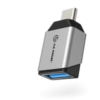 Alogic Ultra-Mini-USB-C auf USB-A Adapter grau