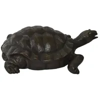 Casa Padrino Luxus Deko Skulptur Schildkröte Bronze 47 x