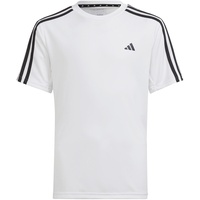 Adidas Jungen Train Essentials AEROREADY 3-Stripes Regular-Fit Tee, White/Black,