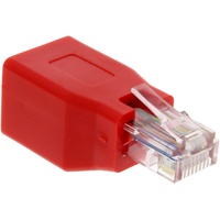 InLine 69994K Crossover Adapter, RJ45 Buchse/Stecker, kurz