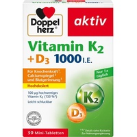 Queisser Doppelherz Vitamin K2+D3 1000 I.E. Tabletten 30 St
