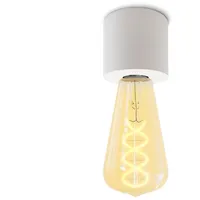 SSC-LUXon NAMBI Deckenlampe Glühbirne Vintage weiß inkl. Filament E27