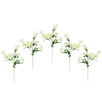I.GE.A. Kunstblume Narzissenzweig Narzisse künstliche Blume Ostern Seidenblume Frühjahrsdeko