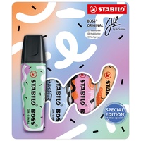 Stabilo BOSS ORIGINAL by Ju Schnee Textmarker farbsortiert, 4