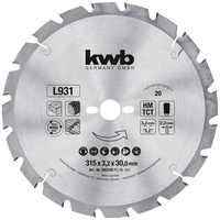 KWB 593140 Kreissägeblatt 315 x 30 mm 1 St.