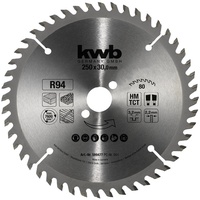 KWB 589477 Kreissägeblatt 250 x 30 Z80 Ø silberfarben