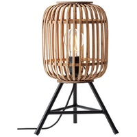 Brilliant Tischleuchte Woodrow mit Beinen Hellbraun
