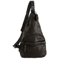 Harbour 2nd Merlin Umhängetasche Leder 23 cm schwarz