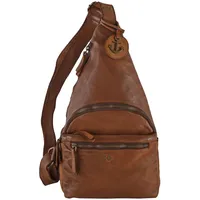 Harbour 2nd Merlin Umhängetasche Leder 23 cm braun