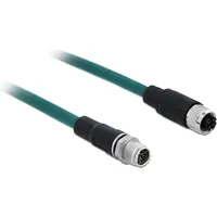 DeLock 85421 M12 Netzwerkkabel Patch-Kabel 8 pin M12-X (M)