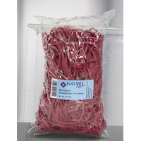 GOWI Gummibänder rot 0,4 cm, Ø 15,0 cm, 500,0