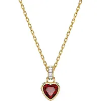 Swarovski Chroma Anhänger Herz Rot Gold