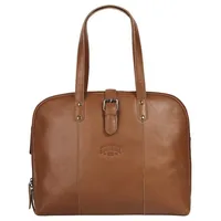 KLONDIKE 1896 Aktentasche Gold Charles Briefcase Cognac