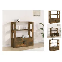 VidaXL Sideboard Räuchereiche 80x30x90 cm Holzwerkstoff