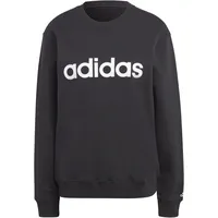 Adidas Essentials Linear Sweatshirt Schwarz/Weiß XS